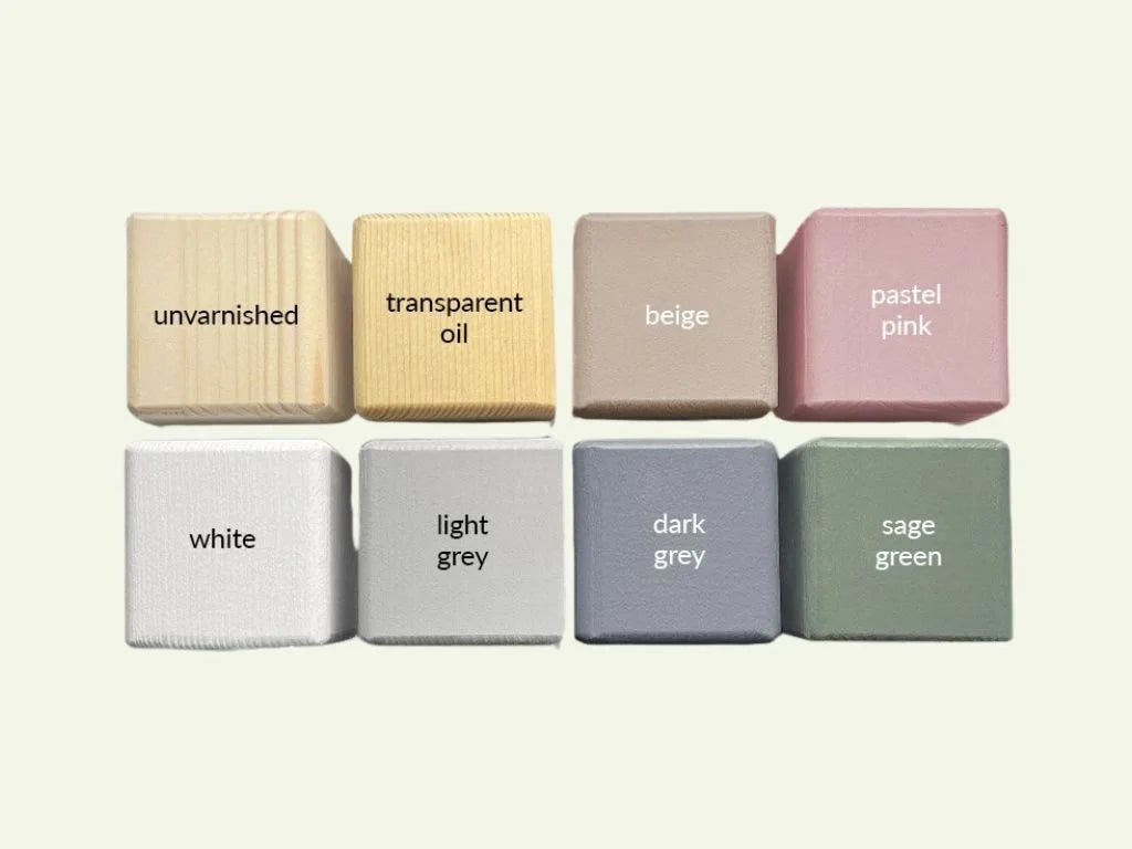 Benlemi LUCKY -talosängyn kahdeksan pintavaihtoehtoa