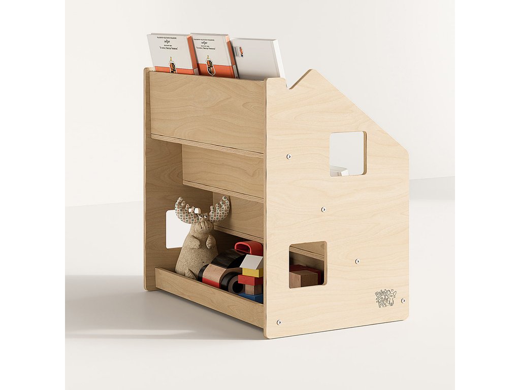 BusyKids Montessori-kirjahylly – valmistajan tuotekuva