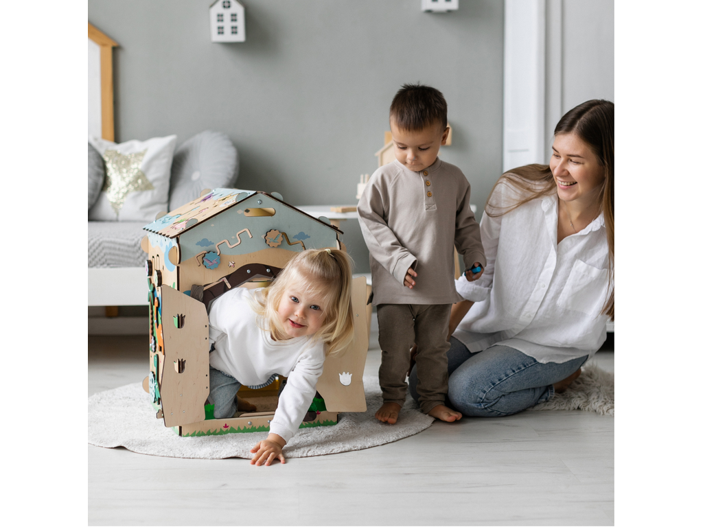 BusyKids Activity -leikkimökki – valmistajan tuotekuva