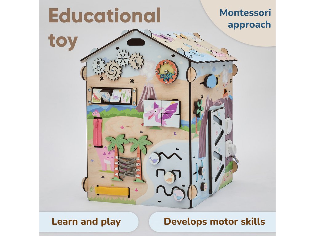 BusyKids Activity -leikkimökki – valmistajan tuotekuva