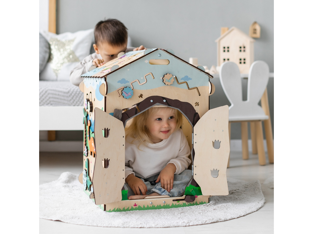 BusyKids Activity -leikkimökki – valmistajan tuotekuva