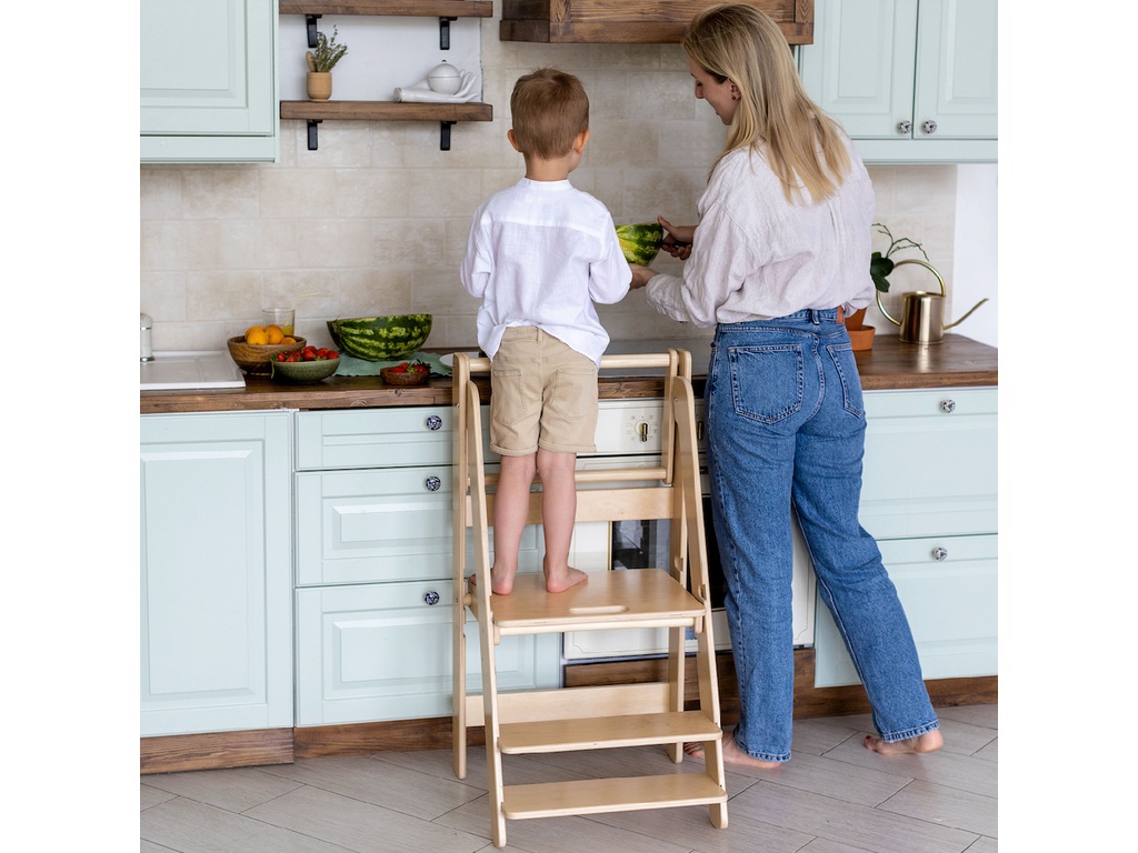 BusyKids kokoontaitettava oppimistorni – valmistajan tuotekuva