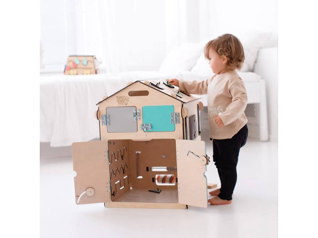 BusyKids Activity -leikkimökki – valmistajan tuotekuva