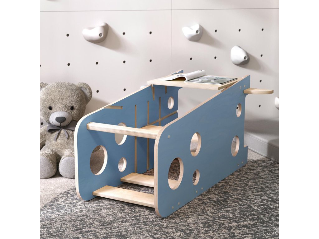BusyKids kasvava 3in1 XL -oppimistorni – valmistajan tuotekuva – vaaleansininen