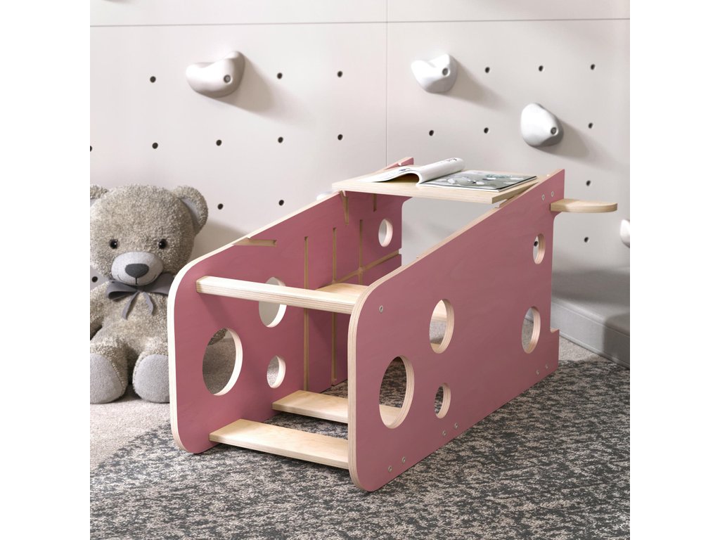BusyKids kasvava 3in1 XL -oppimistorni – valmistajan tuotekuva – pinkki