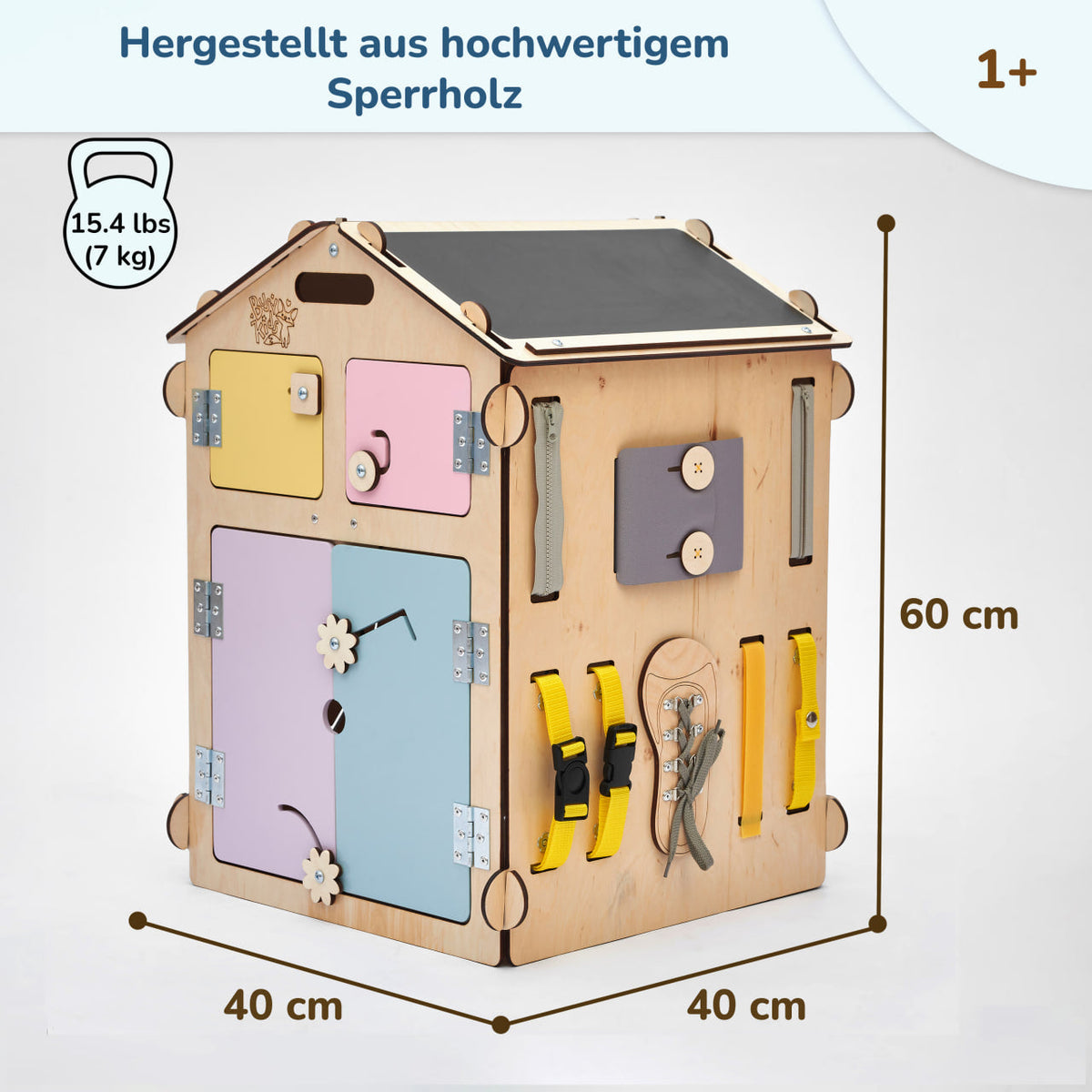BusyKids Activity -leikkimökki – valmistajan tuotekuva
