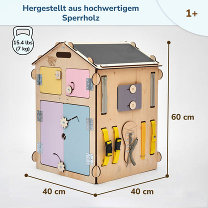 BusyKids Activity -leikkimökki – valmistajan tuotekuva