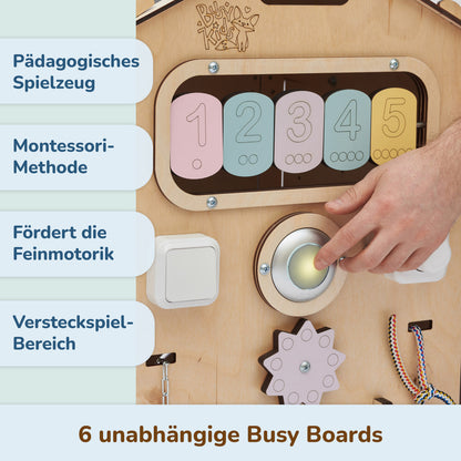 BusyKids Activity -leikkimökki – valmistajan tuotekuva