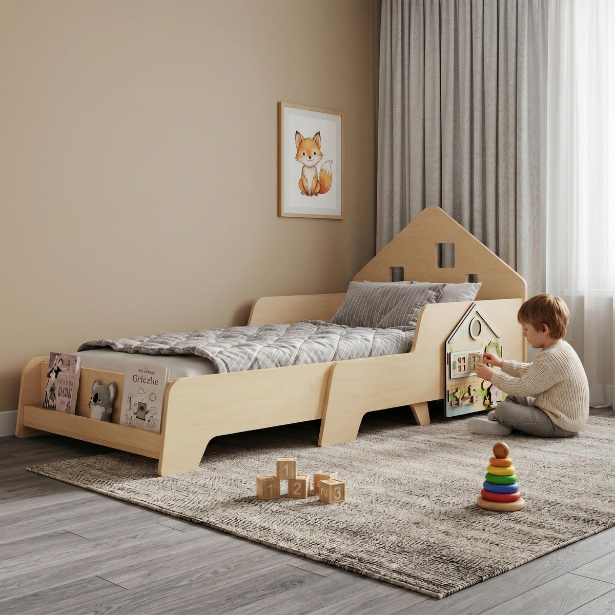 BusyKids kasvava lastensänky lastenhuoneessa