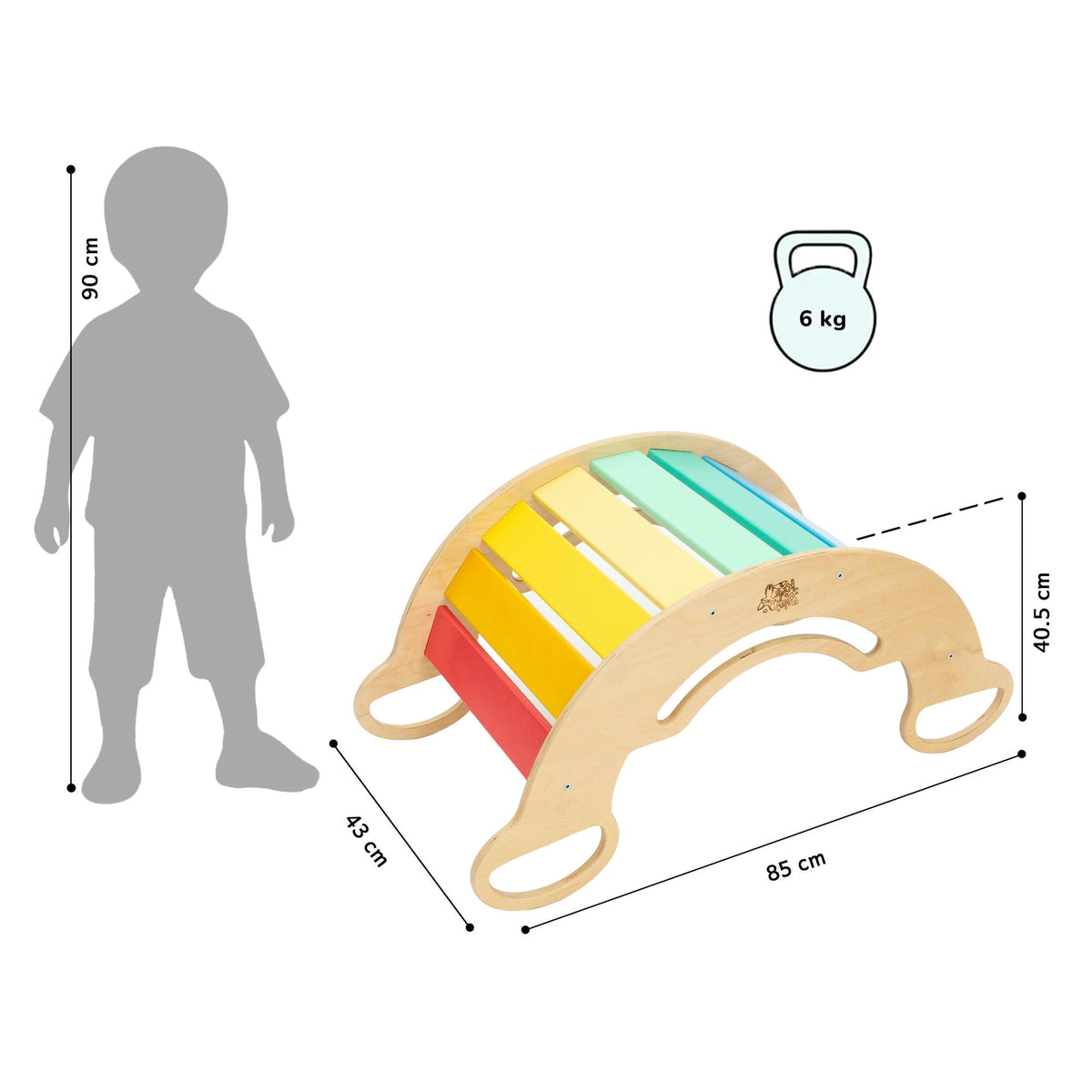 BusyKids Swing Bright -tasapainokeinu