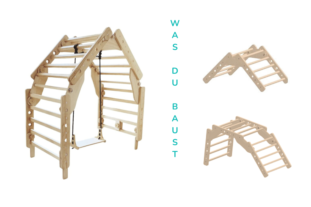 Loopo Little House 4in1 – valmistajan kuva 2; esimerkkikokoonpano