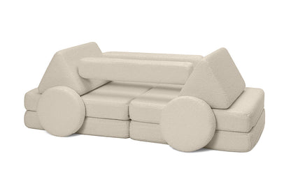 Shappy Teddy -leikkisohva, vaalea beige – valmistajan tuote- ja käyttökuva