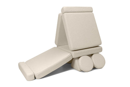 Shappy Teddy -leikkisohva, vaalea beige – valmistajan tuote- ja käyttökuva
