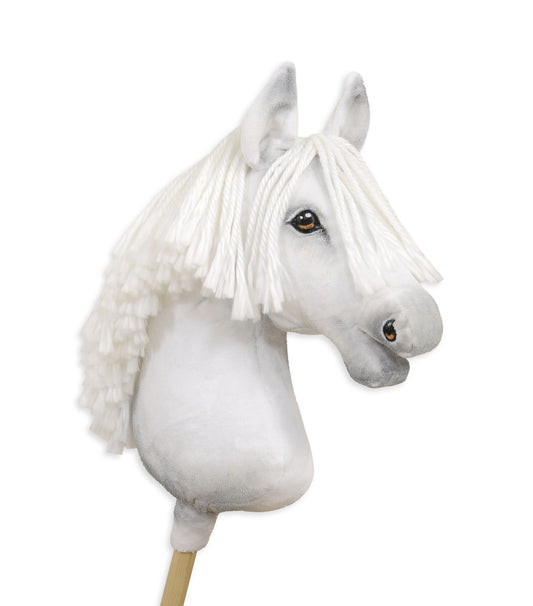 Valkoinen Super Hobby Horse Premium A3 -keppihevonen