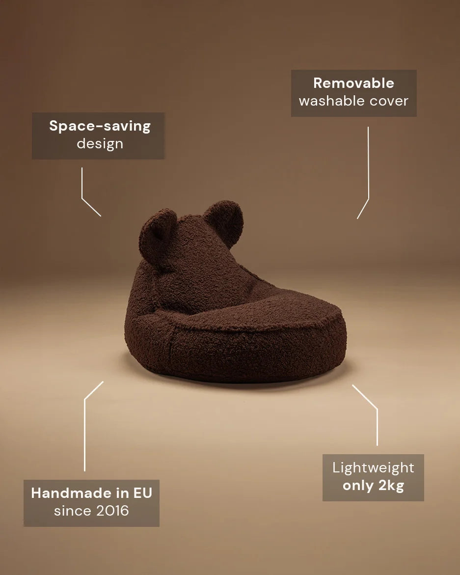 Wigiwama Bear Beanbag Warm Hazel