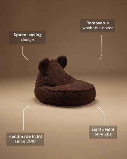 Wigiwama Bear Beanbag Warm Hazel